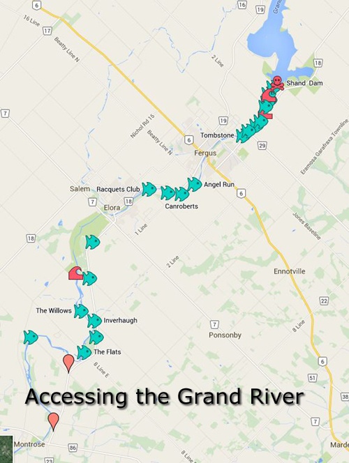 Grand River Access Izaak Walton Fly Fishing Club